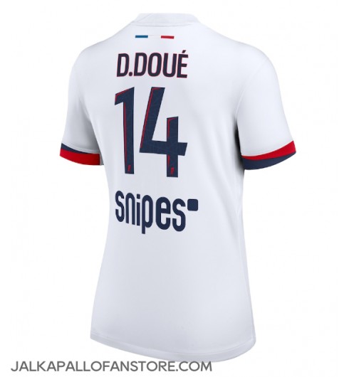 Paris Saint-Germain Desire Doue #14 Vieraspaita Naisten 2025-26 Lyhythihainen Paris Saint-Germain Desire Doue #14 Vieraspaita Naisten 2025-26 Lyhythihainen